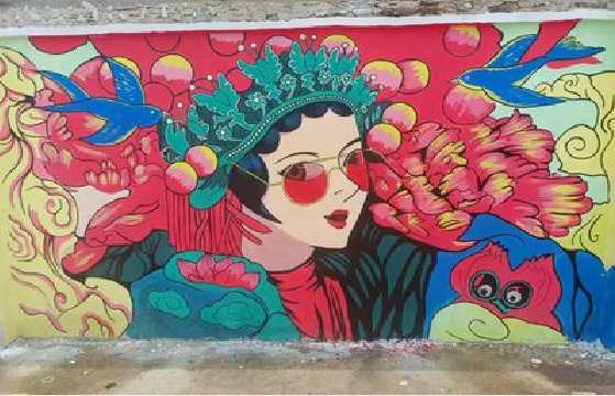 建德墙体彩绘-网红墙