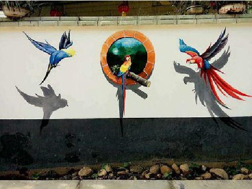 建德视觉错位-3D墙绘设计