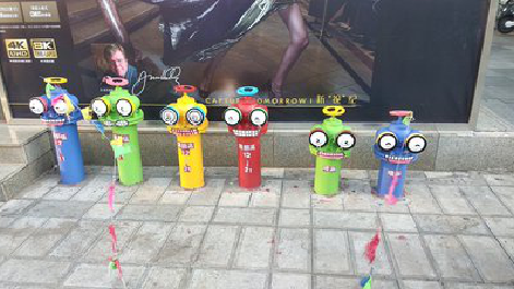 建德商业区彩绘