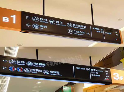 建德如何通过商场标识牌引导客流分布?